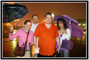 Oksana, Andrey, Vanya, and Vika, July 2006